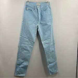 Vintage Guess USA Jeans 28 Light Wash High Waist Tapered Mom Denim
